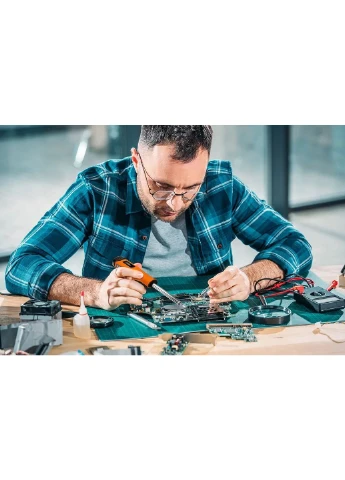 Аккумуляторный паяльник с температурой до 450°C, 4В, 25А·ч и LED-подсветкой Neo Tools (381230780)