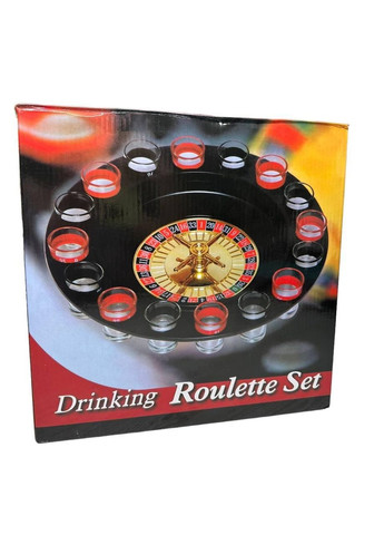 Цікавий подарунок для друзів п'яна Рулетка зі стопками у картонній упаковці No Brand (303928696)