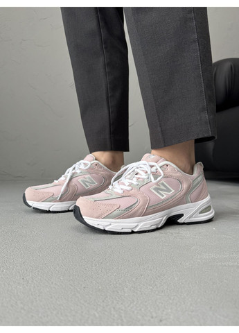 Рожеві кросівки чоловічі new balance 530 pink нью беланс 530 рожеві демісезон No Brand
