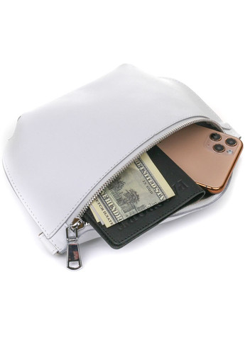 Кожаная женская бананка 16384 Shvigel (329146387)