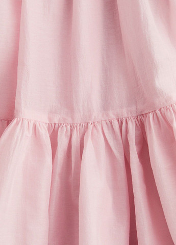 Светло-розовая кэжуал однотонная юбка H&M