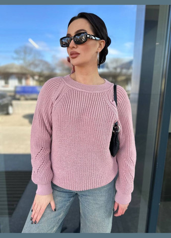 Розовый женский шерстяной свитер соня розовая You Best