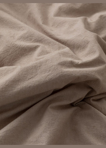 Комплект білизни із вареної бавовни Almond сімейний, Простирадло з резинкою 180х200 Leglo (300370532)