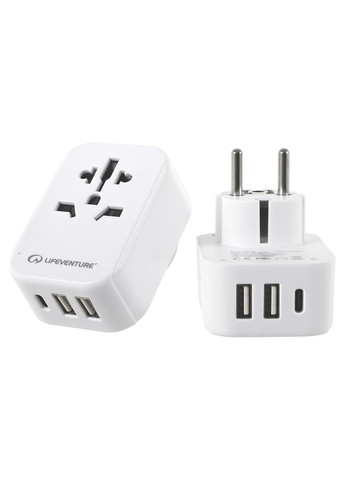 Адаптер European Travel Adaptor USB (77132) Lifeventure (315031369)