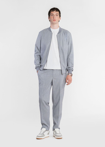 Бомбер чоловічий сірий Arber (356180606)