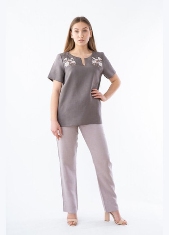 Коричневая блузка cornett ВОЛ