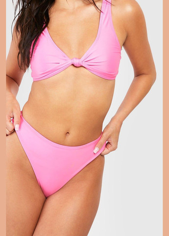 Рожевий літній купальник (ліф та трусики) роздільний Boohoo