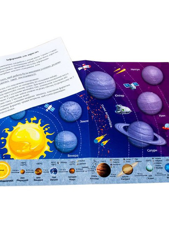 Гіпсова розмальовка на магнітах "Космічні пригоди" 94624 фарби в наборі Зірка (316532387)