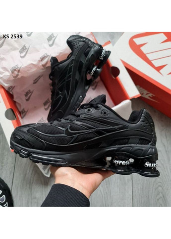 КРОССОВКИ ЖЕНСКИЕ NIKE SHOX TL RIDE2 SUPREME BLACK НАЙК ШОКС ТЛ No Brand чёрные демисезоны (367168307)
