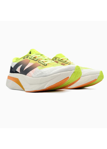 Комбіновані Осінні кросівки чоловічі new balance fuelcell rebel v4 lime / orange нью беланс No Brand