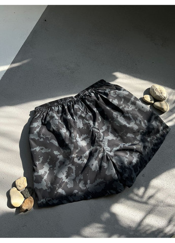 Мужские серые пляжные мужские пляжные шорты, быстросохнущие, камуфляжные, летние, спортивные, легкие для купания и просто отдыха Intruder