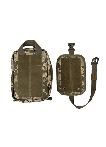 Підсумок аптечка швидкознімна тактична MOLLE піксель ЗСУ MM-14 для РПС, разгрузки або жилету EasyFit (341529000)