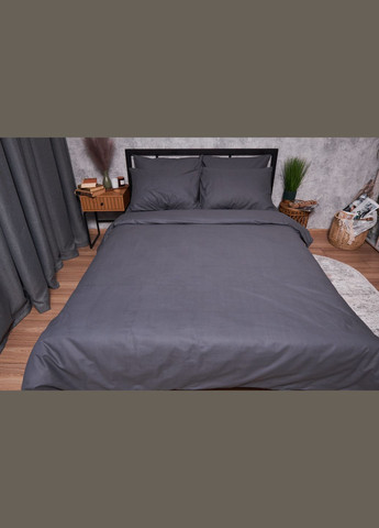 Комплект постільної білизни Бязь Gold Люкс сімейний 160х220х2 наволочки 4х70х70 (MS-820003219) Moon&Star Dark Blue (288043692)