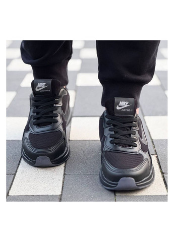 Черные демисезонные мужские кроссовки No Brand