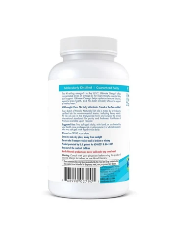 Жирні кислоти Ultimate Omega, 120 капсул Nordic Naturals (341321297)