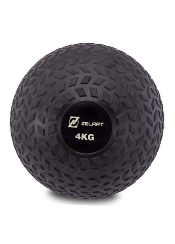Мяч набивной слэмбол для кроссфита рифленый Slam Ball FI-7474 4 кг FDSO (290109325)