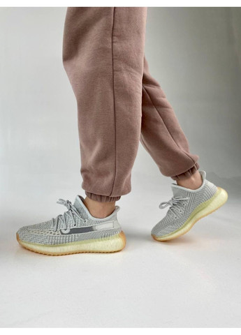 КРОССОВКИ ЖЕНСКИЕ ADIDAS YEEZY BOOST 350 V2 YESHAYA FULL REFLECTIVE АДИДАС ИЗИ БУСТ No Brand серые демисезоны (367173030)