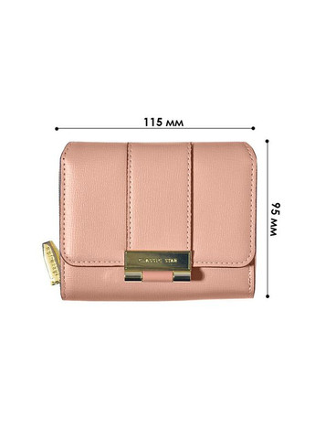 Женский кошелек STAR C319-2B Pink для купюр и карт на молнии с застёжкой повседневный 5шт Eastern (352012189)