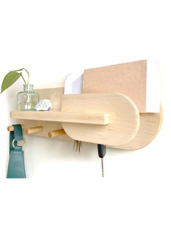 Вішалка для сумок з дерева Енкамп 34 бланже (ВСУ-344301) No Brand (327848118)