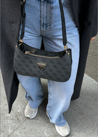 Женская сумка Guess багет серая No Brand (327666099)