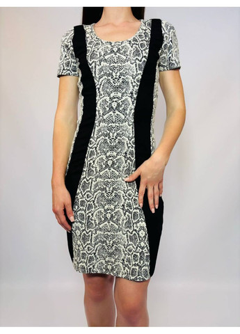 Комбінована сукня Cream з тваринним принтом