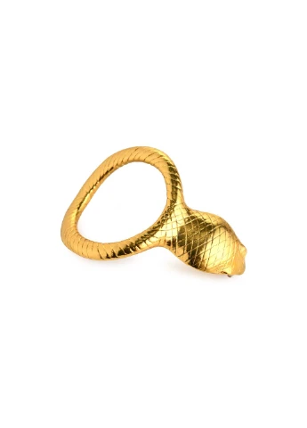 Ерекційне кільце з головою кобри: Cobra King Golden Cock RingMaster Series 17663 Master Series (392052285)