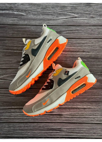 КРОСІВКИ ЖІНОЧІ NIKE AIR MAX 90 ORANGE WB НАЙК АІР МАКС 90 No Brand білі демісезони (367170501)