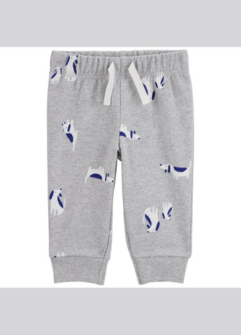 Коричневий демісезонний комплект 2в1 боді, штани для хлопчика 69-72 см (1r543210_9m) Carter's