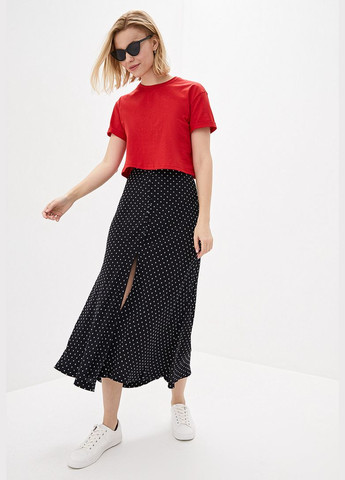 Жіноча укорочена футболка з м’якої бавовни (hb337456) HiBrand - (347767357)