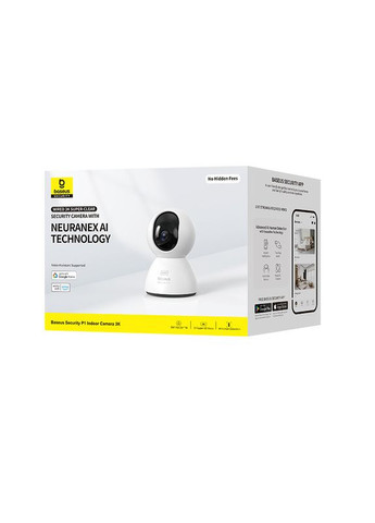 IP-камера відеоспостереження Security P1 Indoor Camera 3K білий EU Baseus (370613451)