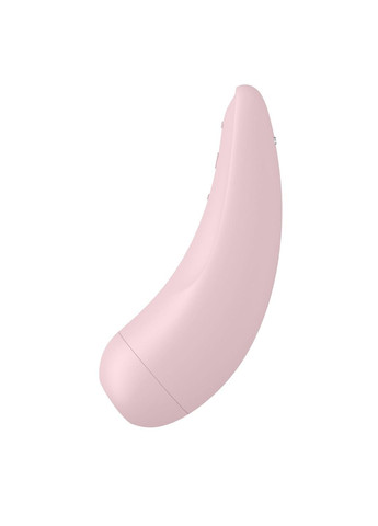 Вакуумний кліторальний стимулятор Curvy 2+ Pink з керуванням через інтернет Satisfyer (333332622)