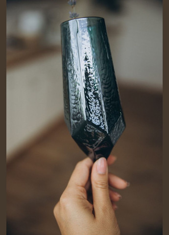 Бокал для шампанського Дзеркальна бірюза 2374017-1 200 мл Olens (336881828)