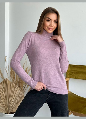 Бузковий демісезонний светр wn19-99 світло-бузковий ISSA PLUS