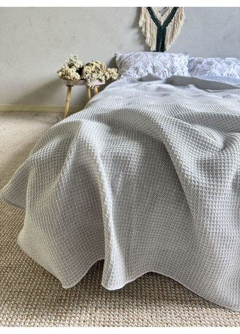 Плед вафельний бавовняний BELGIUM світло 200х220 см ZEINTEX (361852543)