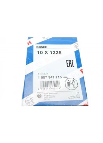 Ремень генератора Man El/Lions/NG/SG/VW T3 1.6/1.7D 81-92 (10x1225) 1 987 947 715 RU63 Bosch (345776330)