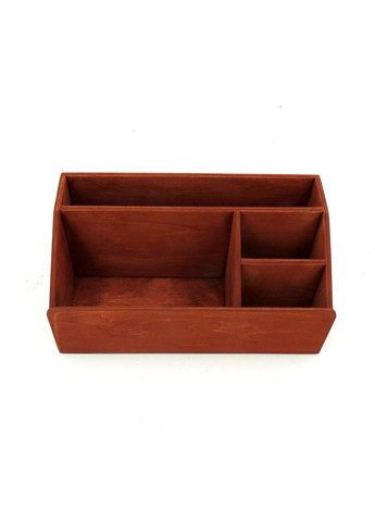 Органайзер настільний з дерева Ладлоу корал (КНЦ-002114) No Brand (328226621)