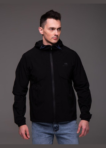 Черная демисезонная ветровка No Brand