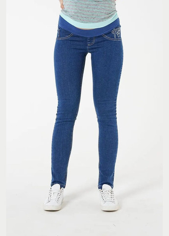 Стрейчові джинси для вагітних з грайливим принтом To Be - (303722404)