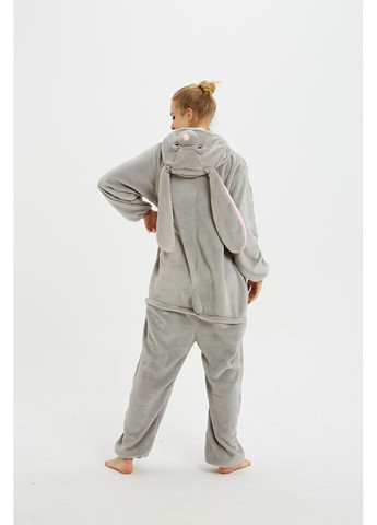 Пижама кигуруми Серый кролик XL (175-185 см) Jamboo (369669277)