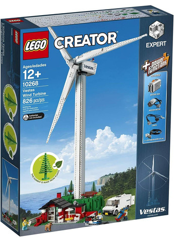 Конструктор Creator EXPERT Вітряна турбіна Vestas 826 деталей (10268) Lego (292132574)