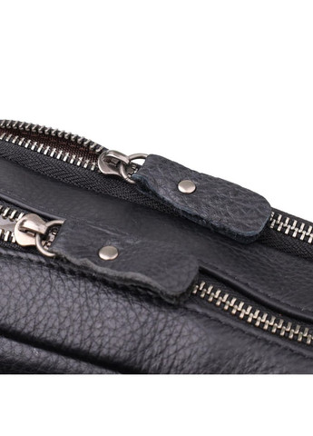 Сумка планшет через плече чоловіча з натуральної шкіри для телефону та для документів середня Чорний 38310 Vintage (355245187)