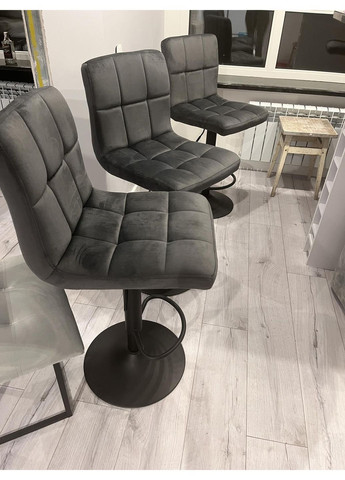 Барний стілець HOKER C105 VELVET Чорний Стелаж / Чорний BLUVEL 19 C105VCC Signal (372178170)