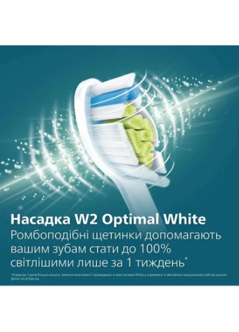 Електрична зубна щітка Sonicare 4100 Series, 31 тис. коливань/хв, 1 насадка, колір. Philips (395694264)