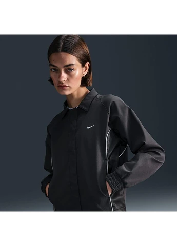 Черная демисезонная куртка sportswear black hq3750-010 Nike