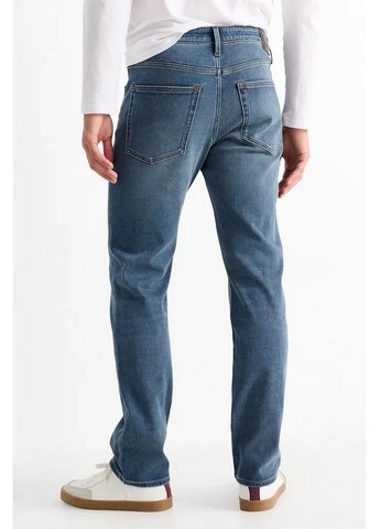 Синие демисезонные джинсы термо C&A