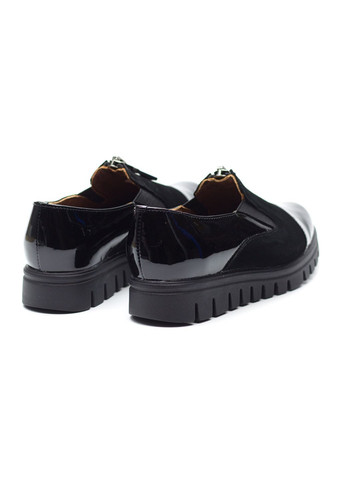 Zlett Туфли женские из натуральной лакированной кожи и черной замши. черный з натуральная замша, украина — демисезон (365438521)