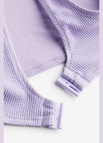 Ліловий літній купальник H&M