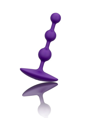 Анальные бусы Amp Dark Purple, силикон, макс. диаметр 2,6 см Romp (297572846)
