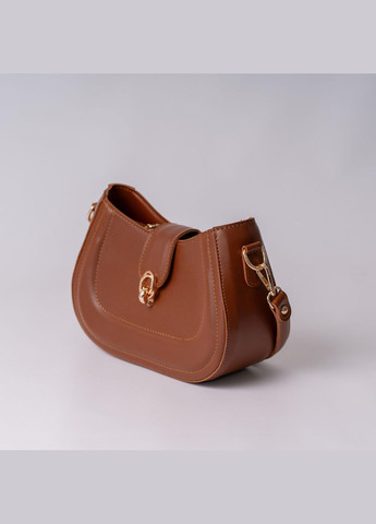 Сумка женская Кросс боди функциональная коричневая из экокожи NIUNIU (340239630)