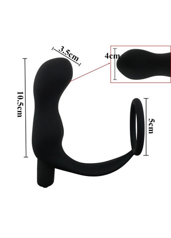 Массажер простаты анатомический с вибрацией -2 Roger (303909751)